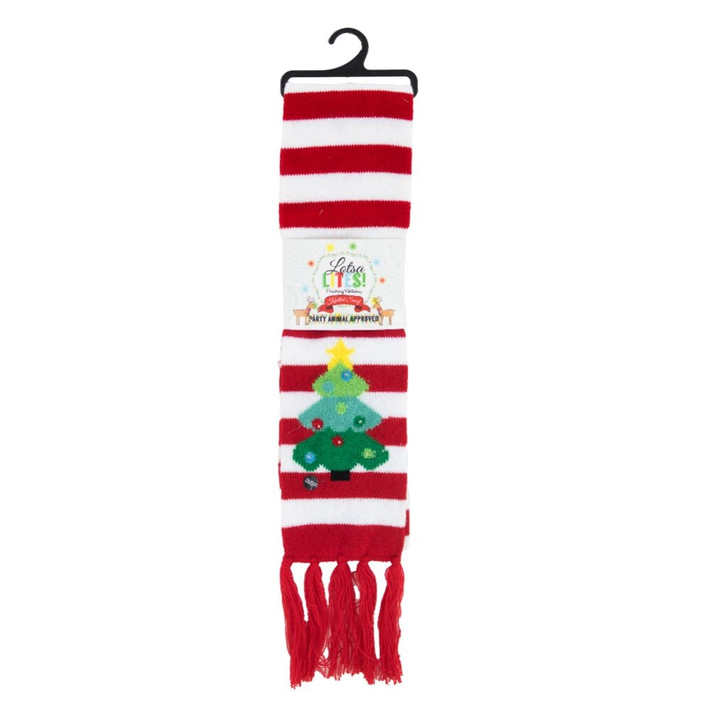 Xmas Bulb Light Up SCARF