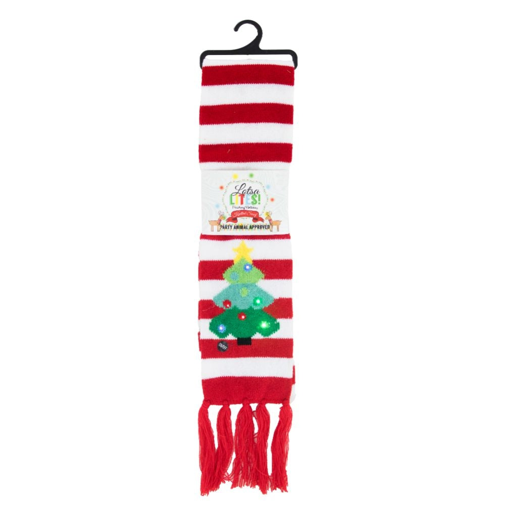 Xmas Bulb Light Up SCARF