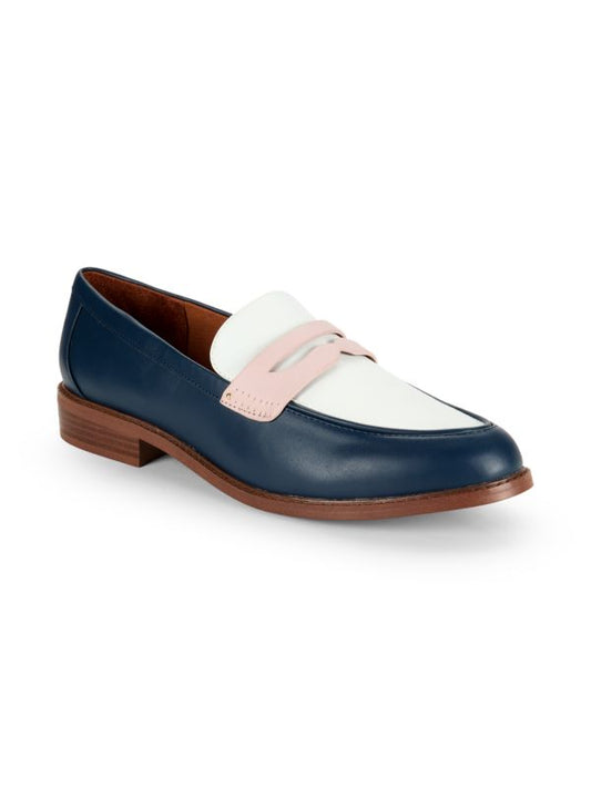 Chrissy Navy Multi Franco Sarto Loafers