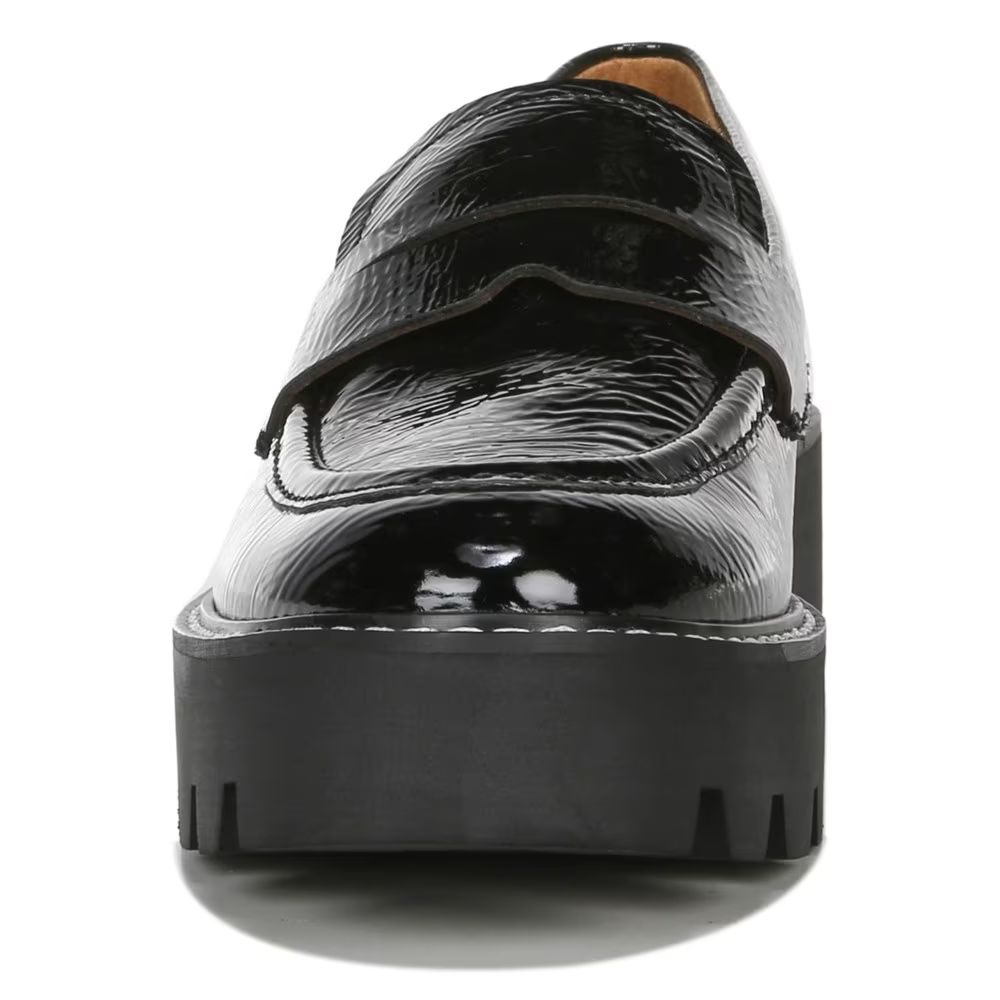 Balin Black Patent Franco Sarto Loafer Flats