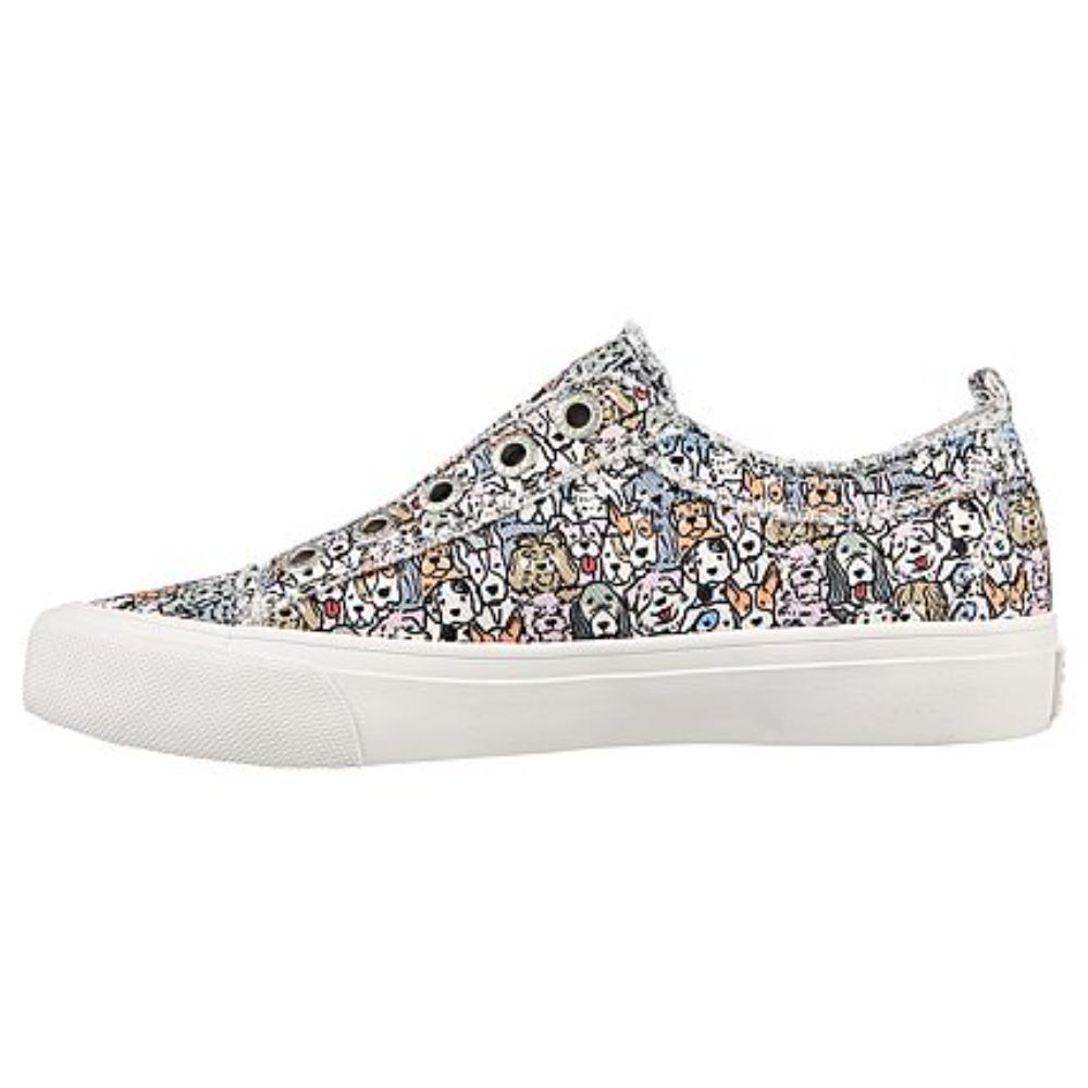 113630 Gray Multi Bobs Be Free Mutt Melody Skechers Sneakers