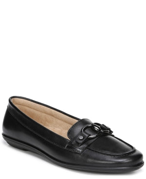 Ainsley Black Leather Naturalizer Loafer