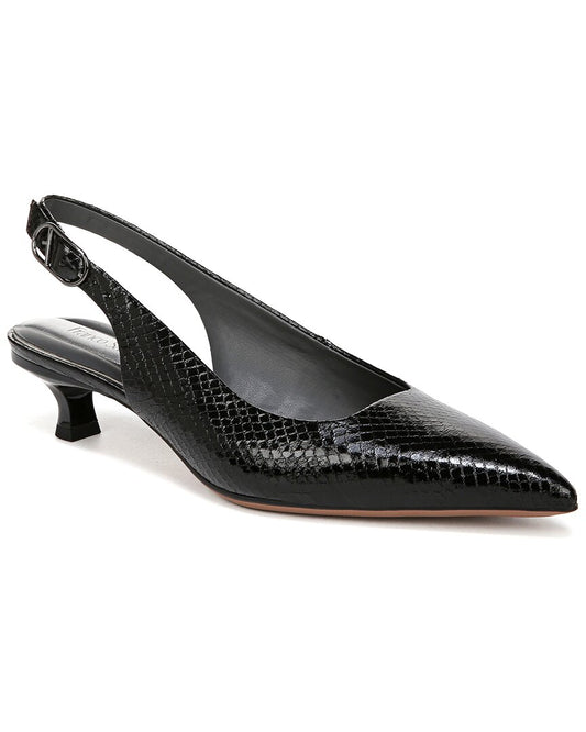 Marlow Black Synthetic Franco Sarto Slingback Pumps