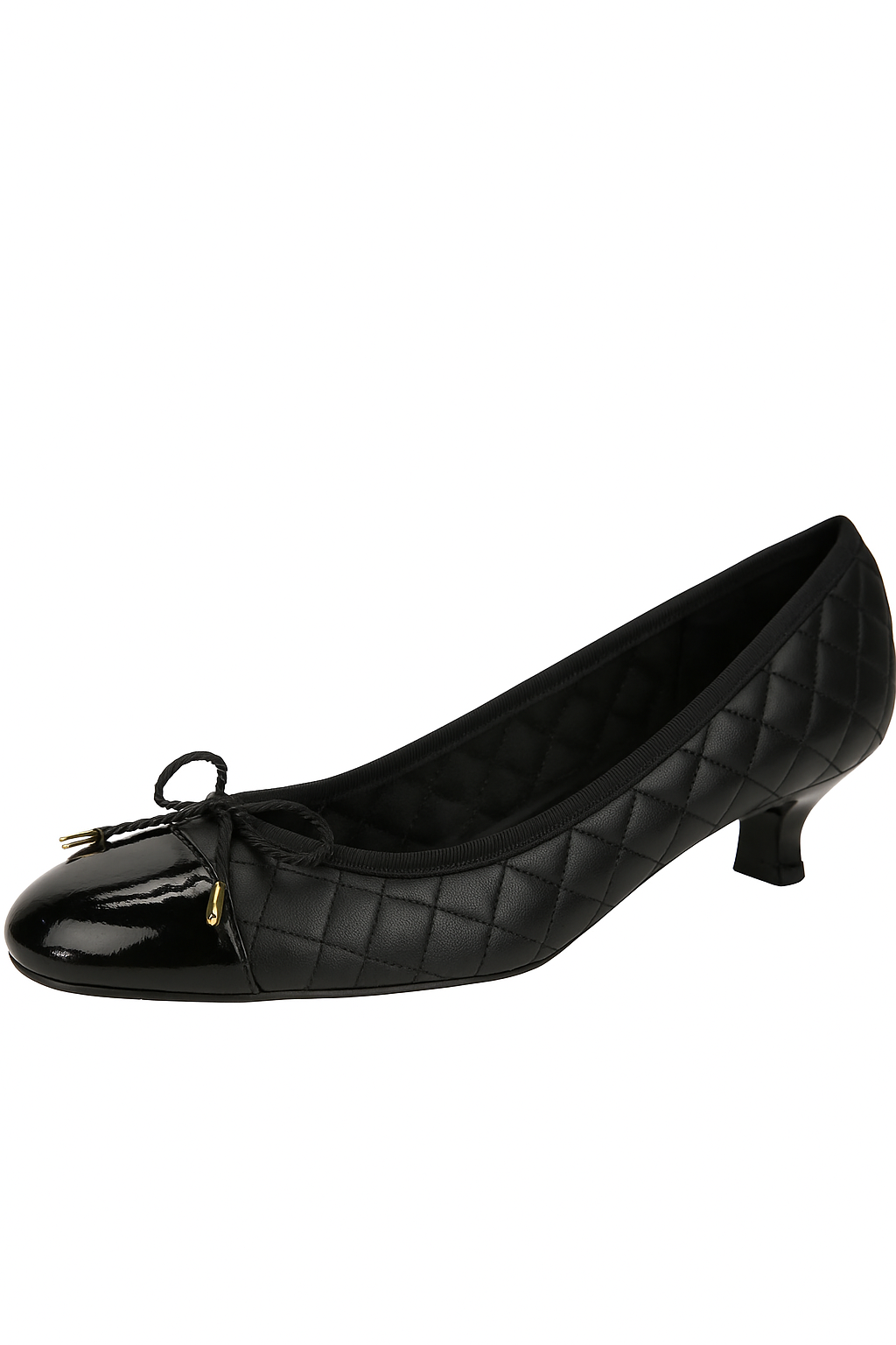 Titou Black Patent and Leather Paul Mayer Pump