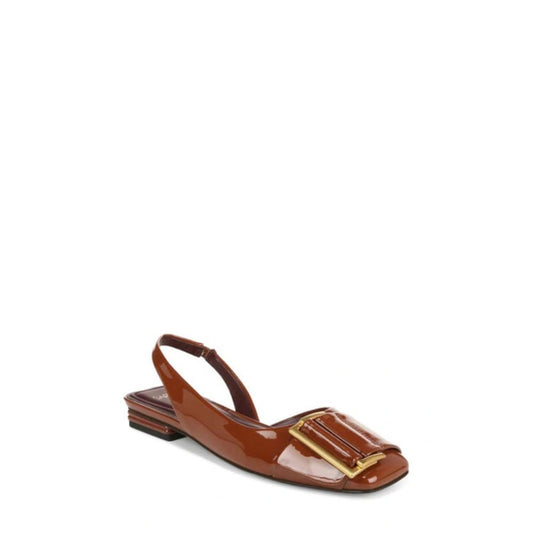 Tracy Sling Tobacco Synthetic Patent Franco Sarto Flats