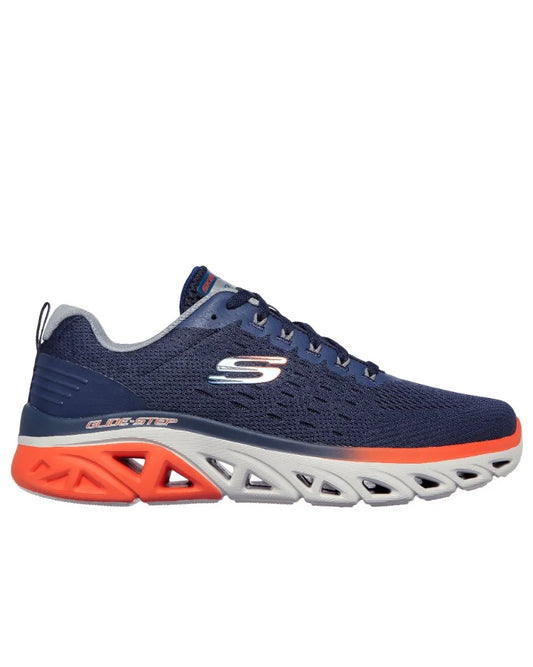 Skechers Men Glide-Step Sport - New Appeal Navy Orange Sneakers