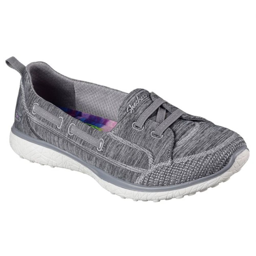 23317 Microburst Topnotch Womens Skechers Gray Athletic Shoes