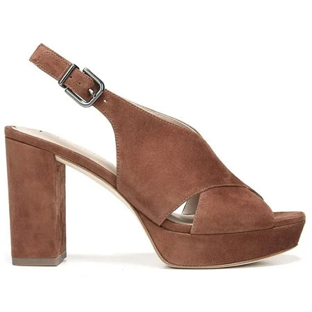June Luggage Brown Suede Via Spiga Platform Sandals