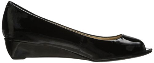 Pindar Black Patent Me too Wedge Pumps