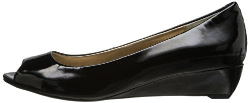 Pindar Black Patent Me too Wedge Pumps
