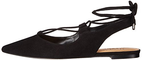 Snap Black Suede Franco Sarto Flats
