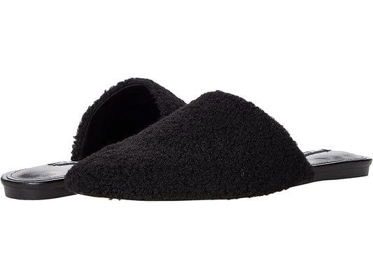 Furzy Black Fabric Nine West Clogs