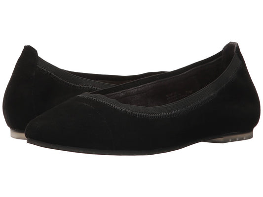 Arianna Black Suede Me Too Ballerina Flats