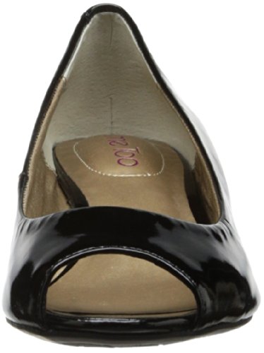 Pindar Black Patent Me too Wedge Pumps
