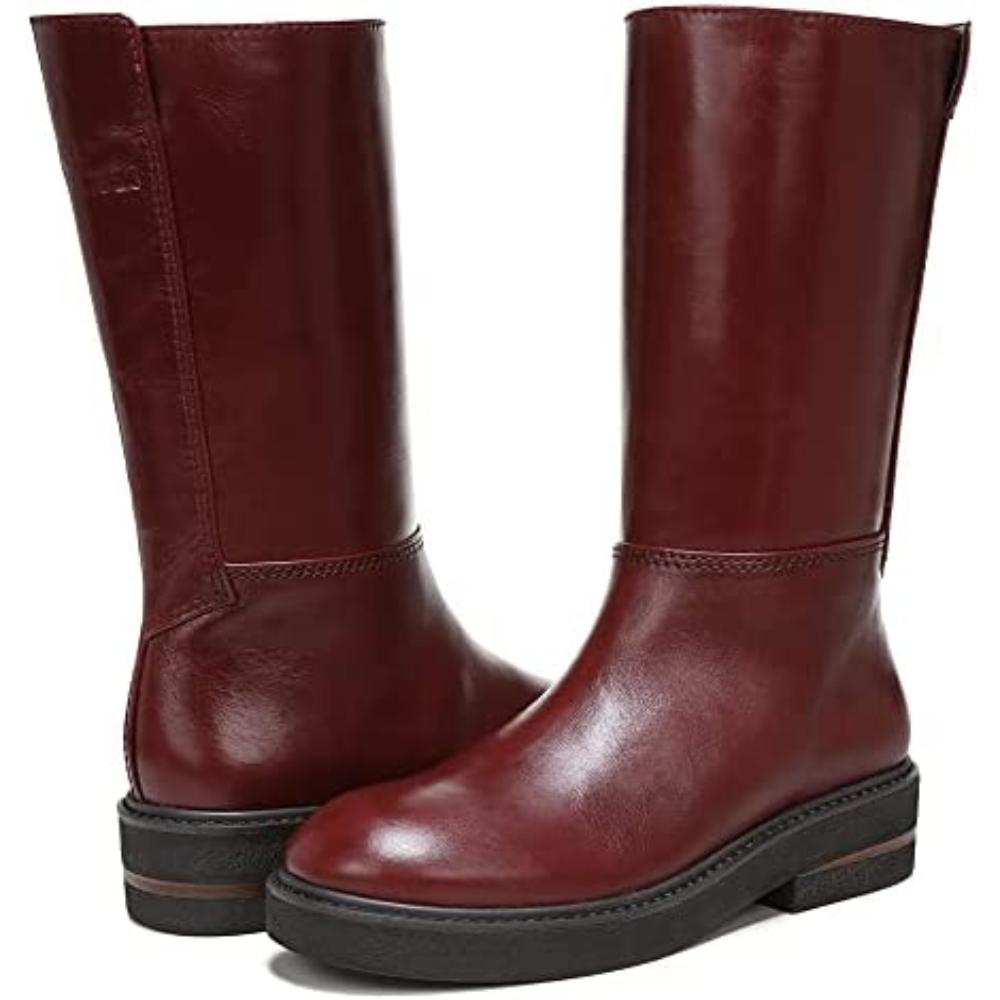 Bondie Burgundy  Leather Franco Sarto Boots