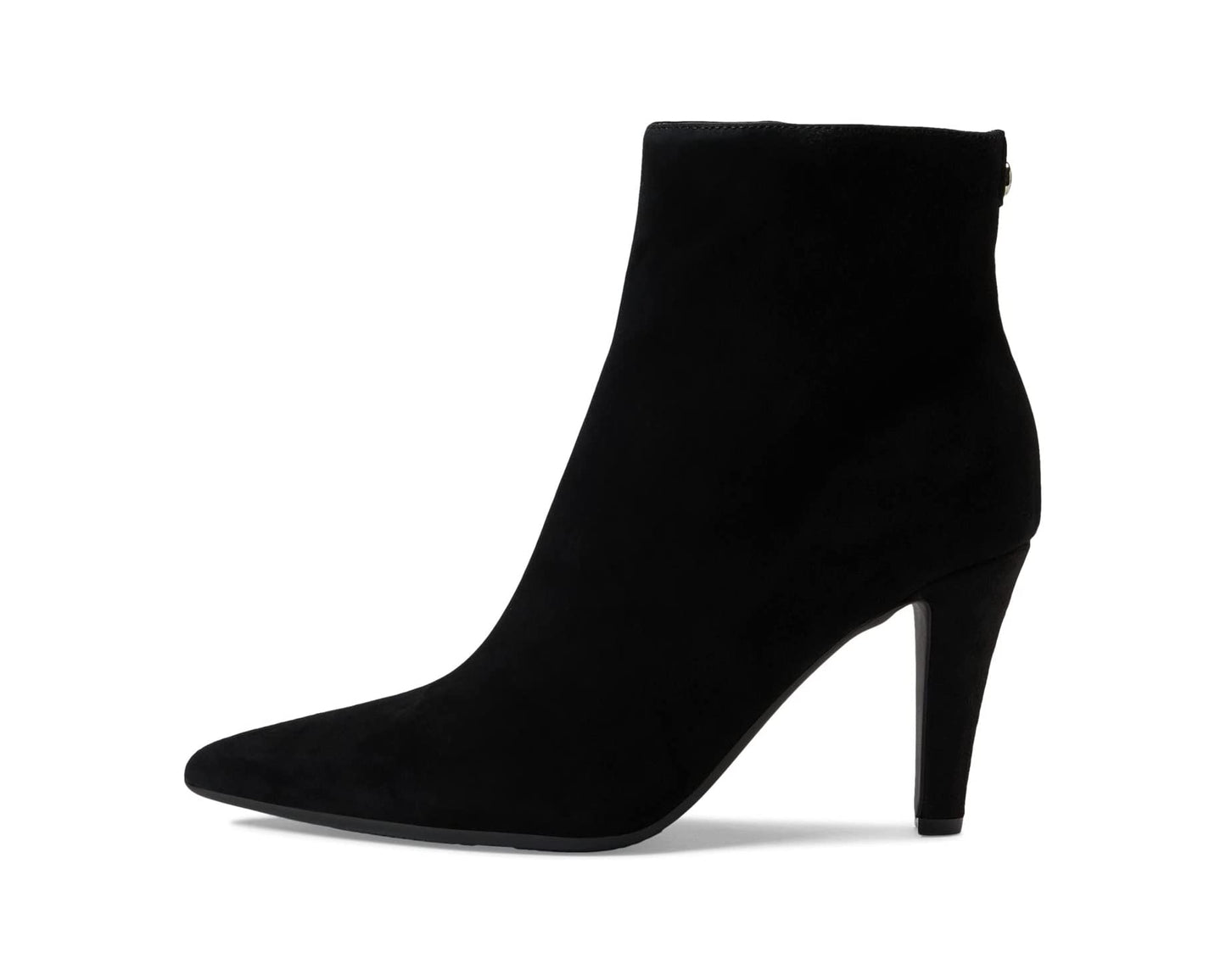 Cale 9x9 Black Suede Leather Nine West Ankle Boot