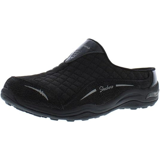 100322 Skechers Arch Fit Commute Womens Black Athletic Shoes