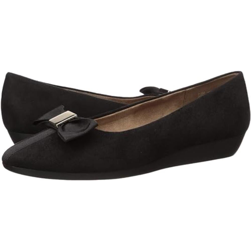 Archway Black Suede Aerosoles Flats