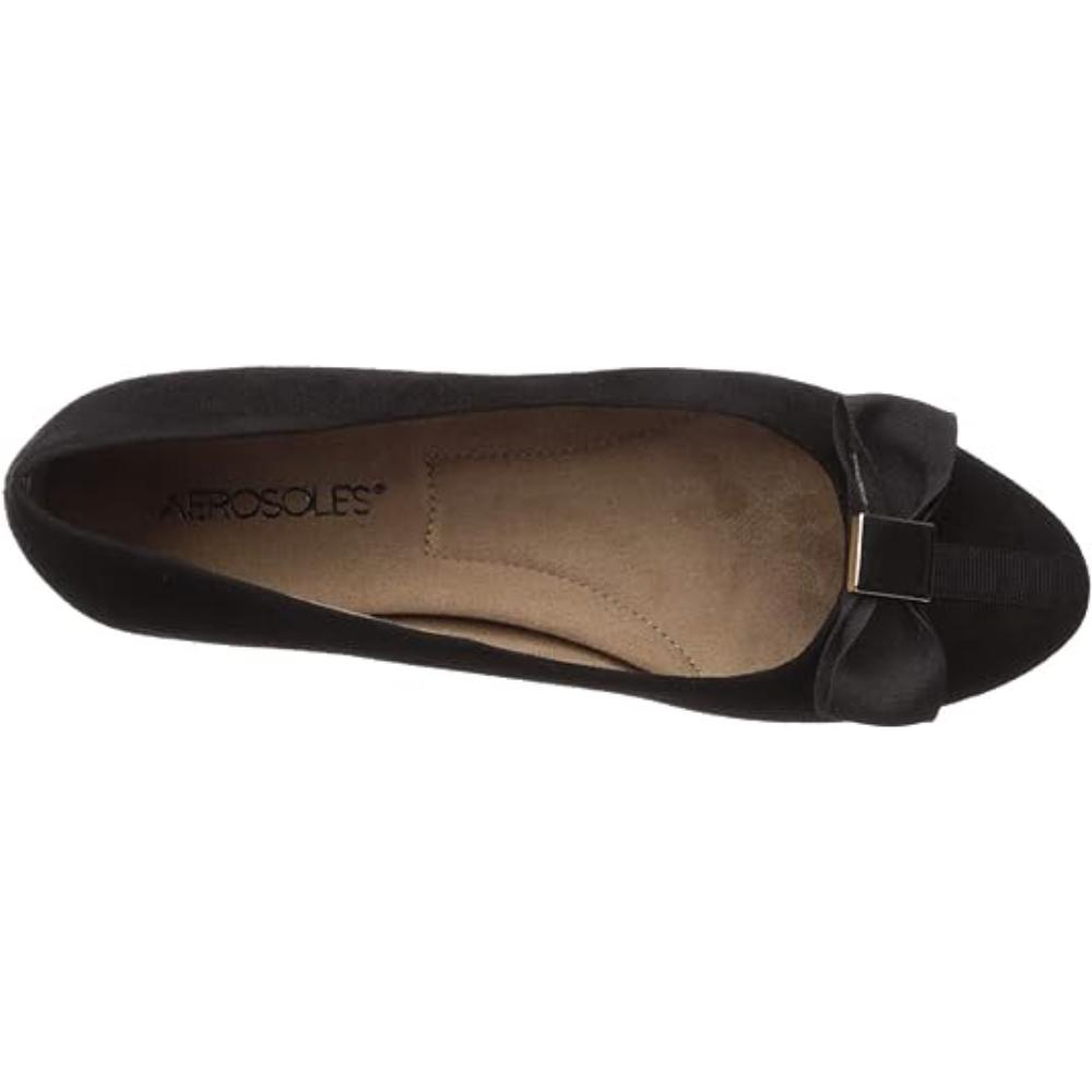 Archway Black Suede Aerosoles Flats