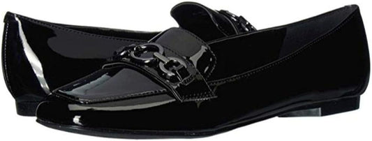 Frida Black Patent Bandolino Loafers