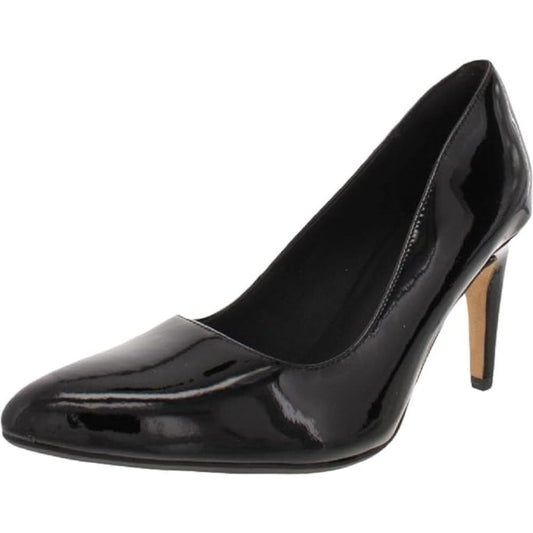Clarks Laina Rae 2 Women's Patent Leather Cushioned Pointed Toe Pumps