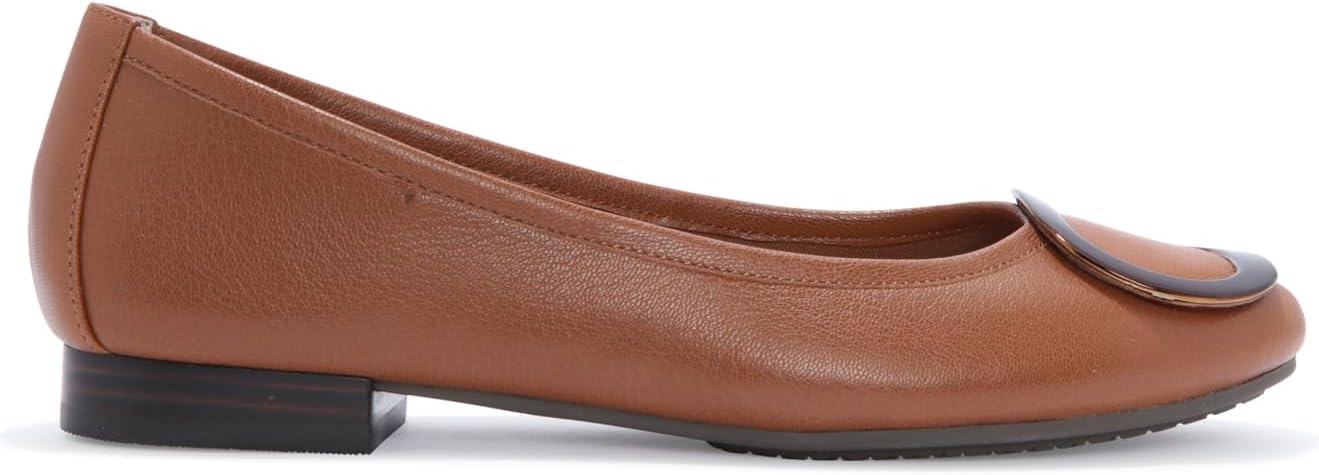 Sena Luggage Brown Leather Me Too Flats