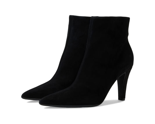 Cale 9x9 Black Suede Leather Nine West Ankle Boot