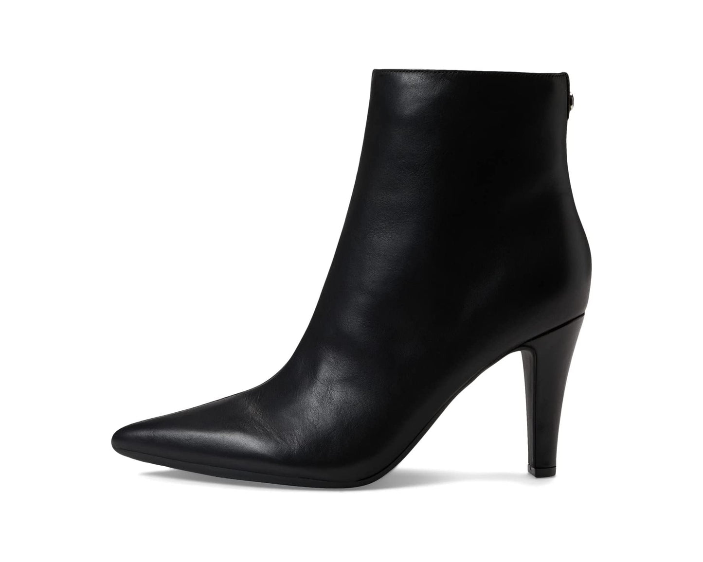 Cale 9x9 Black Leather Leather Nine West Ankle Boot