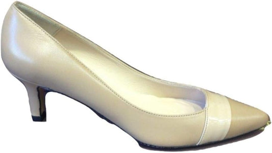 Pare Beige Leather Jon Josef Pumps