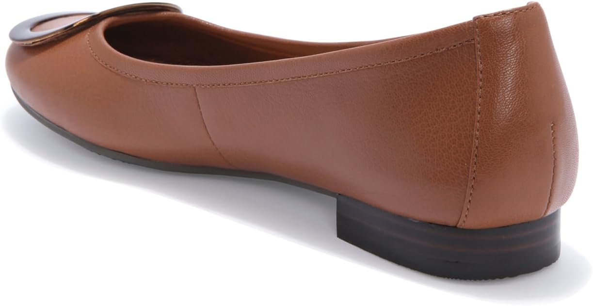 Sena Luggage Brown Leather Me Too Flats