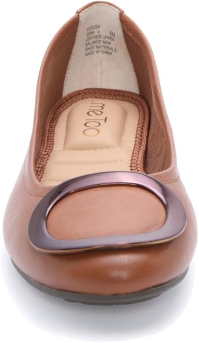 Sena Luggage Brown Leather Me Too Flats