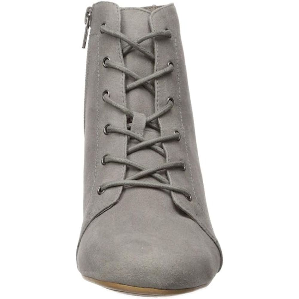 Patch-up Gray Fabric Aerosoles Ankle Boots