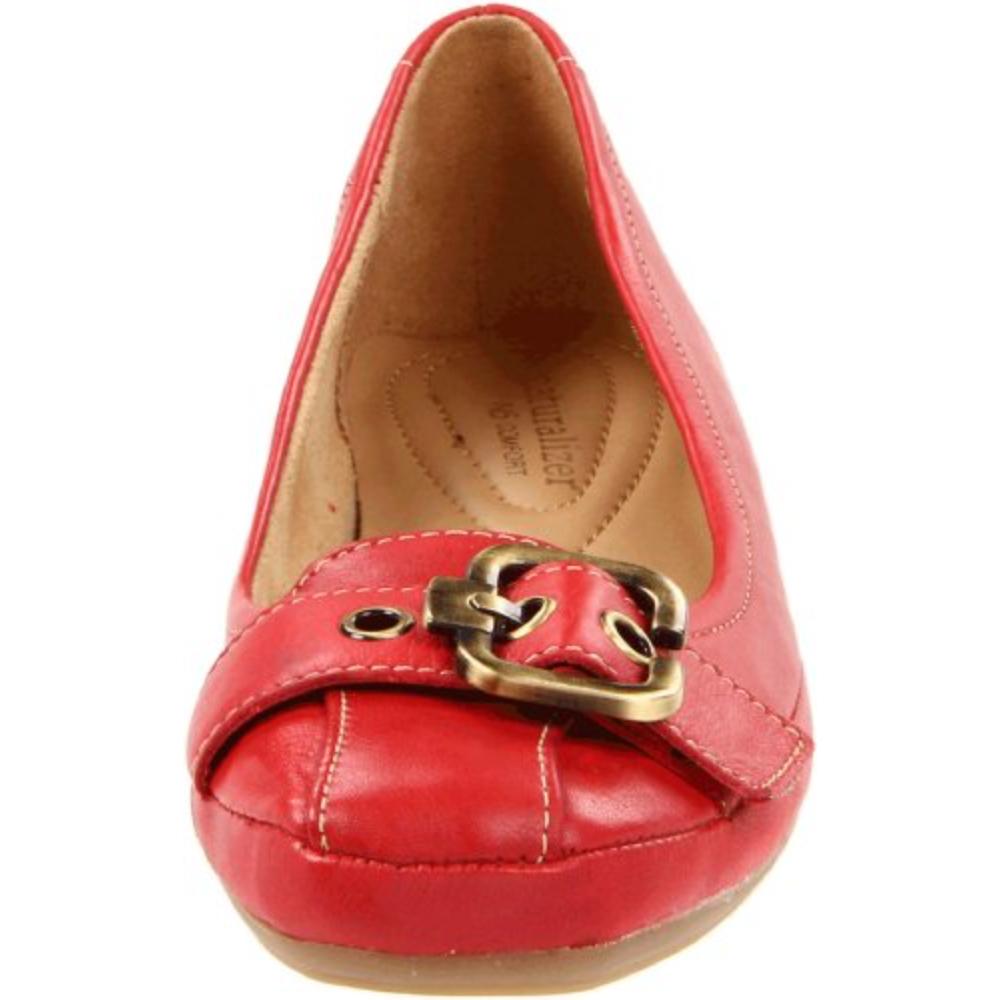 Tracer Red Leather Naturalizer Flats