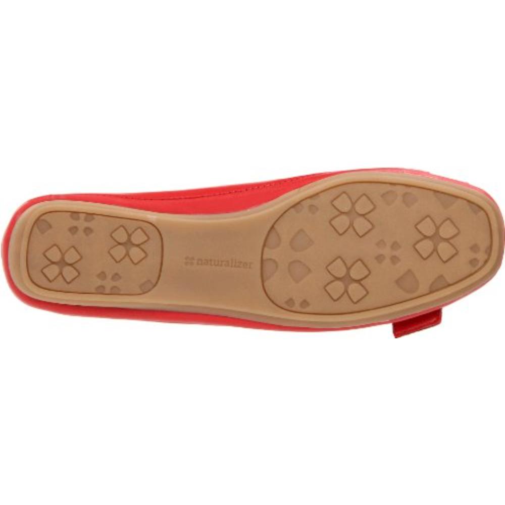Tracer Red Leather Naturalizer Flats