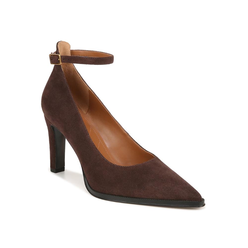 Adeja Brown Leather Franco Sarto Pumps