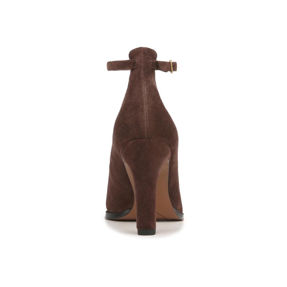 Adeja Brown Leather Franco Sarto Pumps