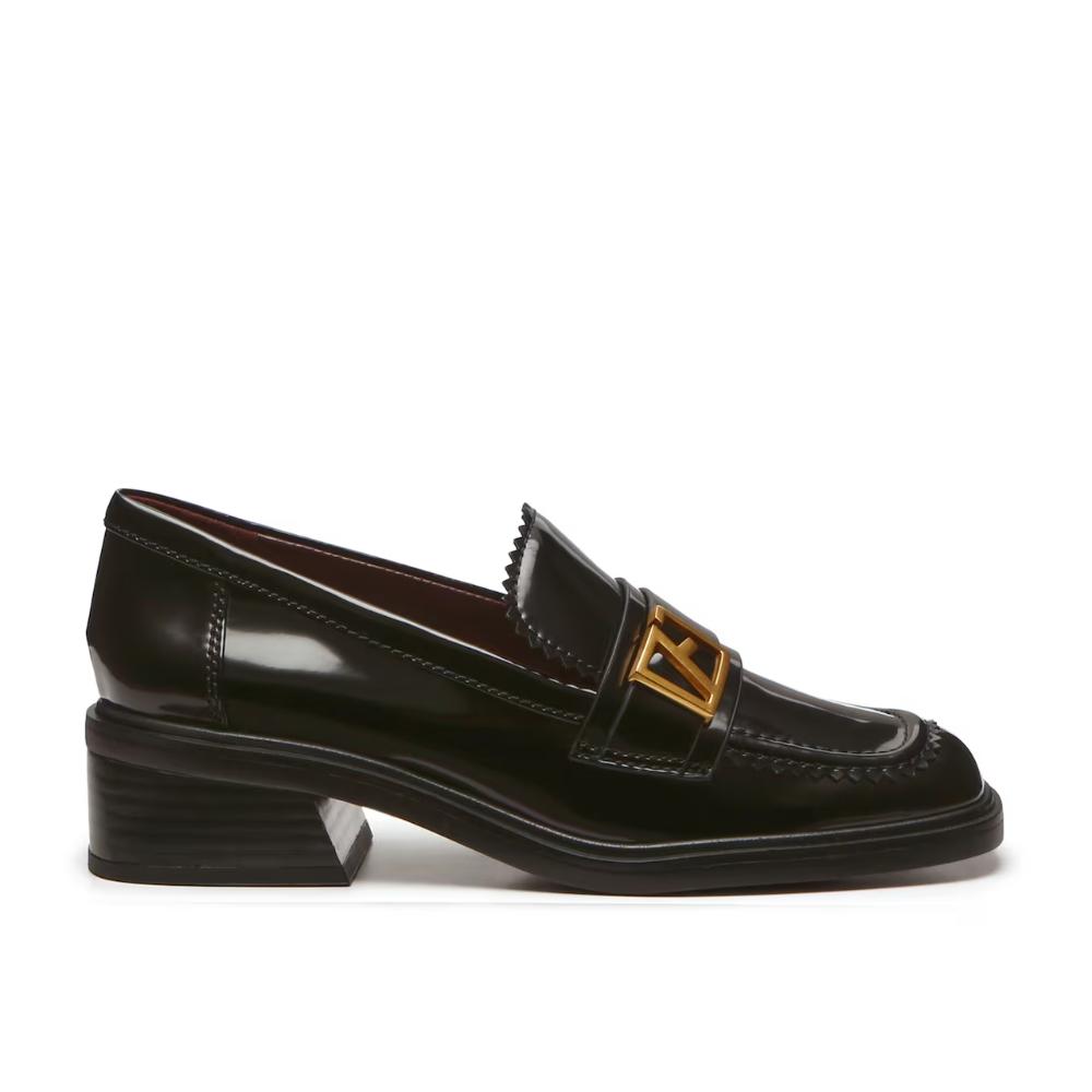 Gloria Black Patent Franco Sarto Loafer