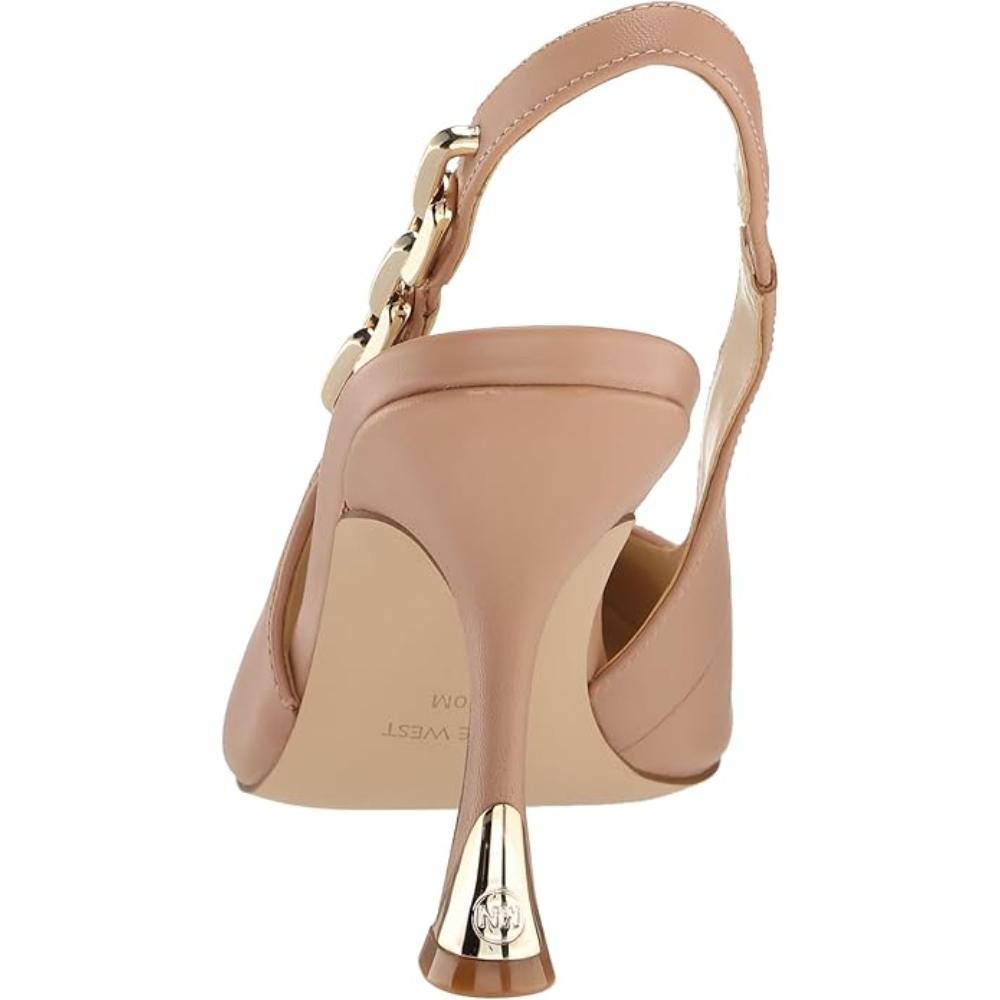 Veroni Light Natural Nine West Slingback Pumps