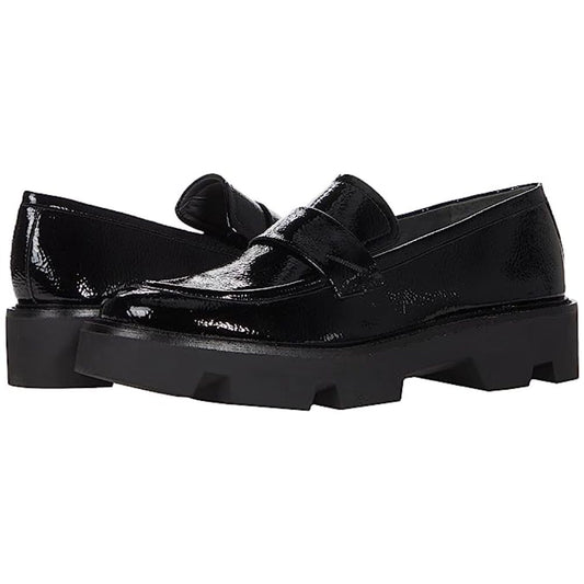 Ream Black Patent Leather Franco Sarto Loafers