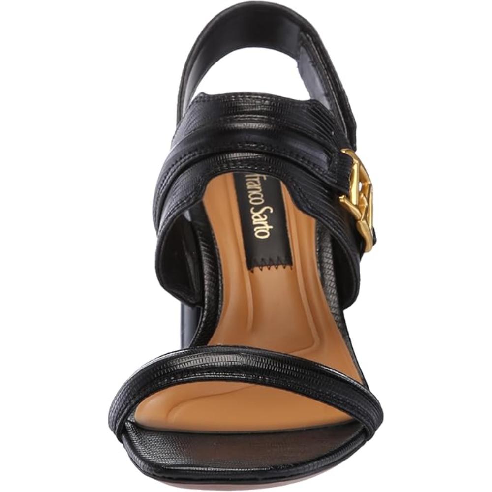 Owen Black Slingback High Heel Franco Sarto Sandals