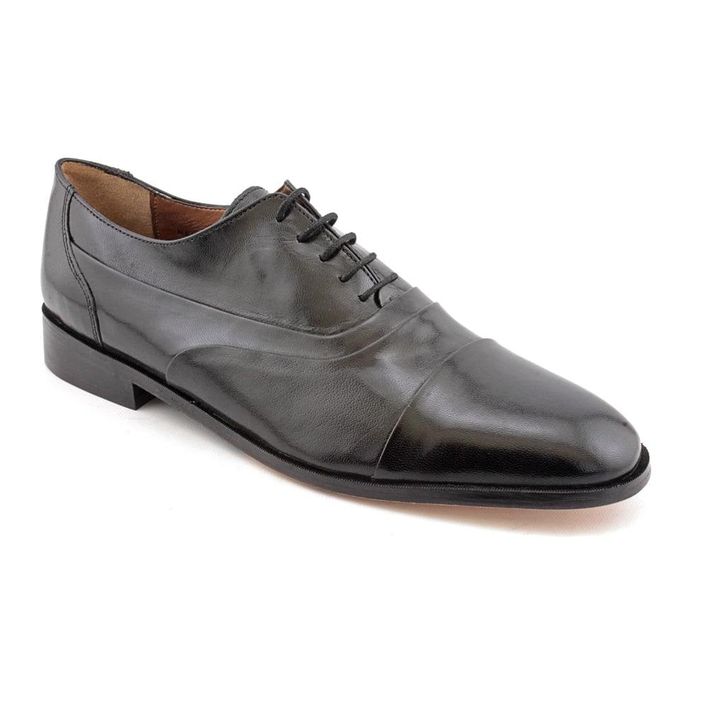 Rivera Black Leather Stacy Adams Oxfords