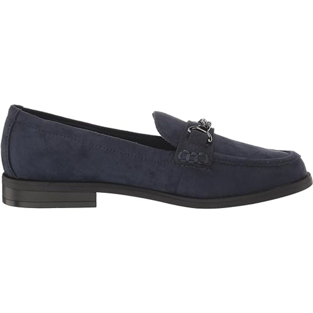 Pastry Navy Suede Anne Klein Loafer Flats