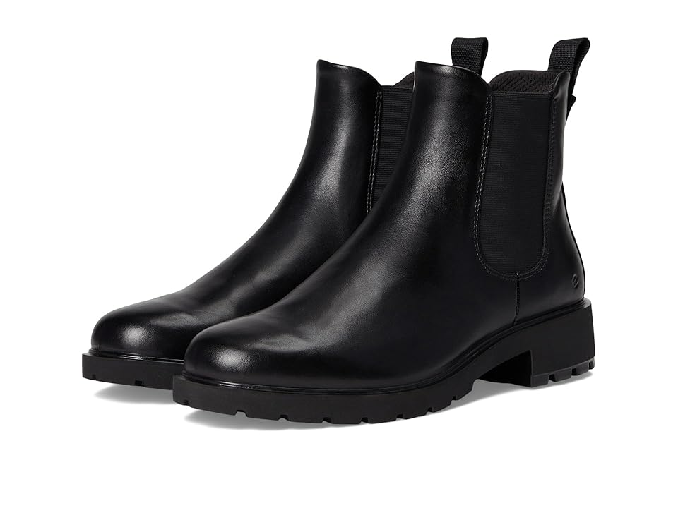 Ecco Metro Vienna Black Leather Ankle Boots