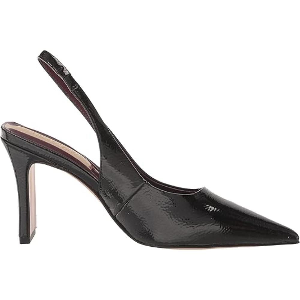 Averie Black Patent Slingback Franco Sarto Pumps