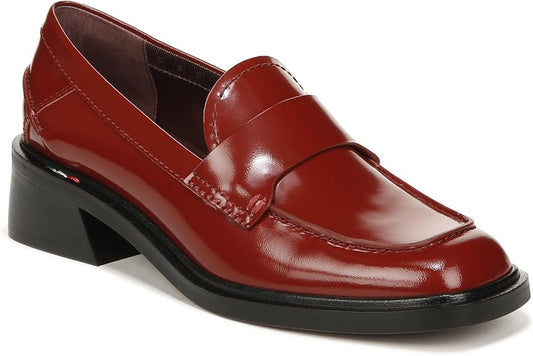 Gabriella Claret Glossy Calf Leather Franco Sarto Loafers