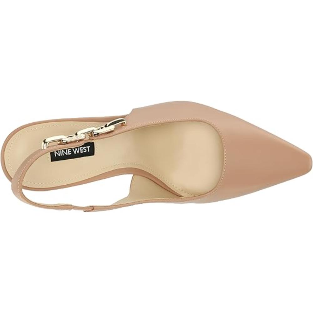 Veroni Light Natural Nine West Slingback Pumps