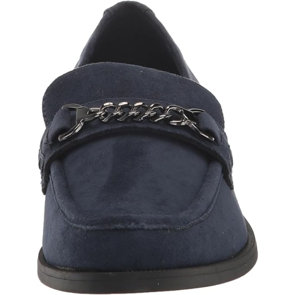 Pastry Navy Suede Anne Klein Loafer Flats