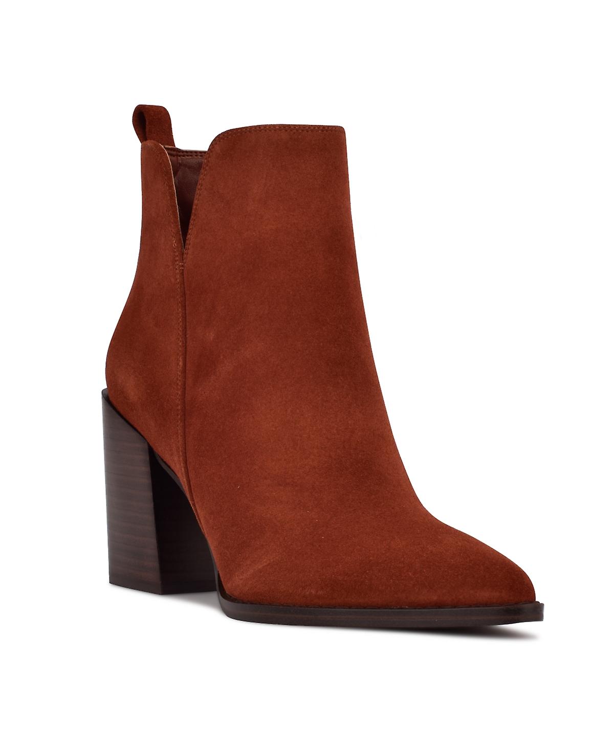 Birds Brown Suede Nine West Ankle Boots