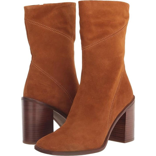 Stevie Whiskey Suede Franco Sarto Mid Boots