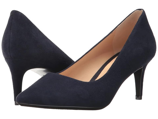 Soho 9X9 Navy Fabric Nine West Pump